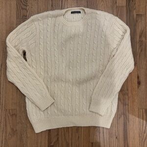Brandy Melville wool cable knit sweater, oversized